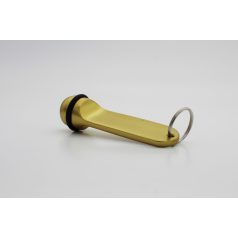   Gravírozott fém kulcskolonc F3 arany gömb - csak számmal ellátva                                                                         