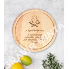 Kör alakú fa vágódeszka 3 méretben