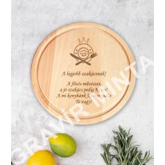 Kör alakú fa vágódeszka 3 méretben