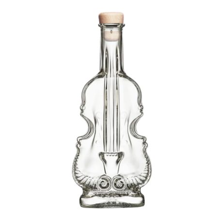 Hegedű formájú üveg 200 ml