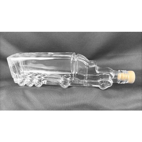 Kamion formájú üveg 200 ml - gravírozható