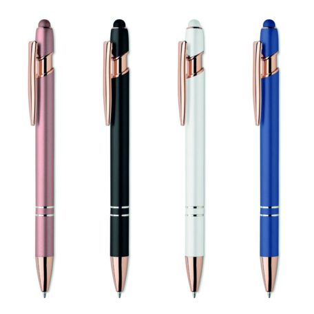 Gravírozott érintőhegyes golyóstoll - négy színben