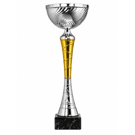 Ice Gold ezüst-arany serleg 6 méretben 24G-02A/F - M:25 cm 
