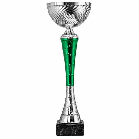 Ice Green ezüst-zöld serleg 6 méretben 24G-02Z/F - M:25 cm