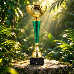   Jungle Gold arany-zöld serleg 6 méretben 24G-14Z/F -M:25 cm