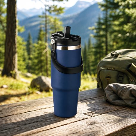 Gravírozható termosz kulacs 850 ml - duplafalú rozsdamentes acél