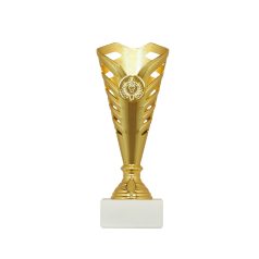   25M-03/C Műanyag serleg   H: 19 cm        -   érembetét hellyel 