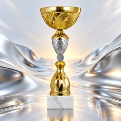 Diamond arany-ezüst kupa 6 méretben 26G-53EF - M: 26,5 cm