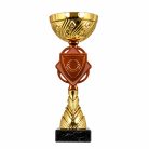 Nexus arany-bronz serleg 26G-68C - M: 23,5 cm - Érembetét hellyel