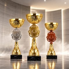   Nexus arany-bronz serleg 26G-68C - M: 23,5 cm - Érembetét hellyel