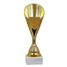   26M-16A   Műanyag serleg  M: 23,5 cm      - érembetét hellyel