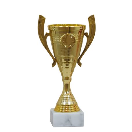 26M-18A   Műanyag serleg  M: 23 cm      - érembetét hellyel