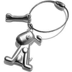   „Jack Russell” kulcstartó – gravírozható kutyás ajándék