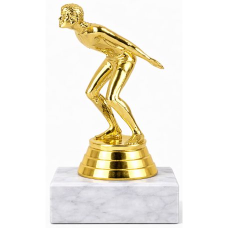 ÚSZÁS figura márványon