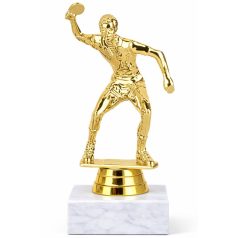 ASZTALITENISZ figura márványon - pingpong trófea