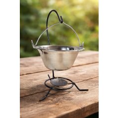 Főzőverseny díj - mini bogrács állvánnyal