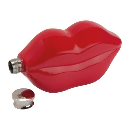 Ajak formájú flaska, 178 ml - gravírozható ajándék