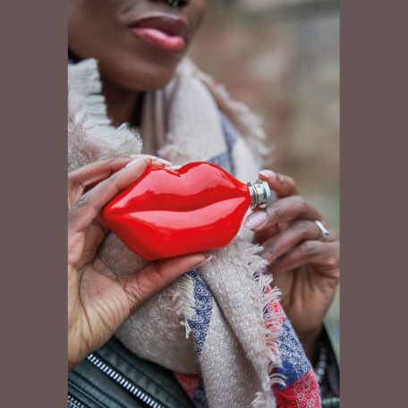 Ajak formájú flaska, 178 ml - gravírozható ajándék