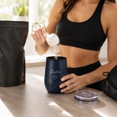 Gravírozható thermo fitness pohár 350 ml