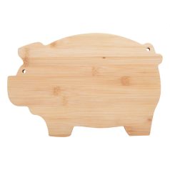 Malac formájú vágódeszka bambuszból - gravírozható