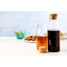 Boroszilikát üveg kancsó parafa tetővel, 1000 ml. 