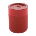 Szilikon borítású kerámia utazópohár, több színben 300 ml