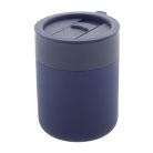 Szilikon borítású kerámia utazópohár, több színben 300 ml