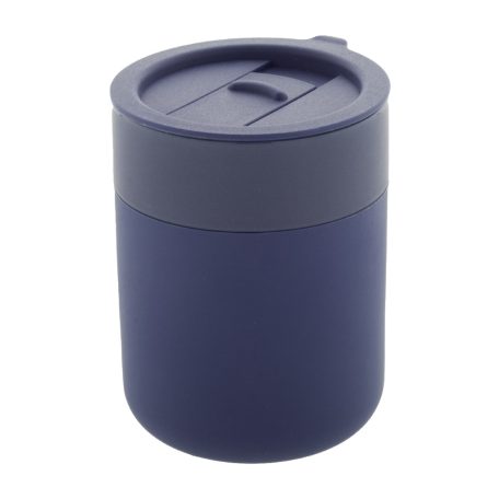 Szilikon borítású kerámia utazópohár, több színben 300 ml