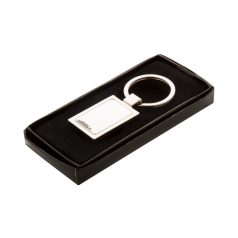 Téglalap alakú fém kulcstartó – gravírozható