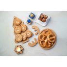 karácsonyi kínáló tál