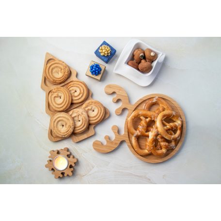 karácsonyi kínáló tál