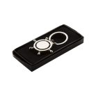 Hajókormány alakú fém kulcstartó - gravírozható