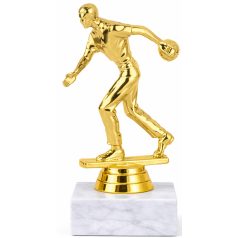 BOWLING figura márványon