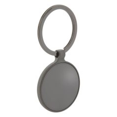 Kerek formájú fém kulcstartó - gravírozható