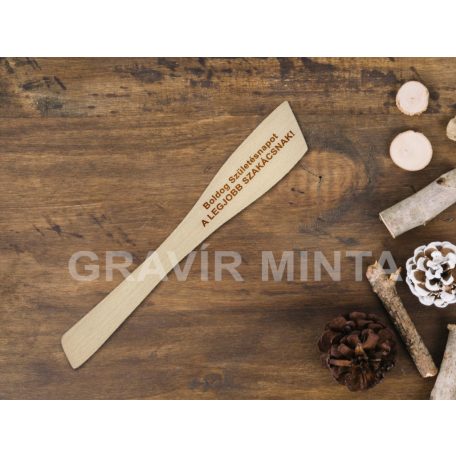 Gravírozható teflonlapát fa