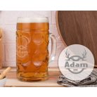 1 literes klasszikus söröskorsó - gravírozható