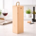 Gravírozható borosdoboz császárfából zsinórral