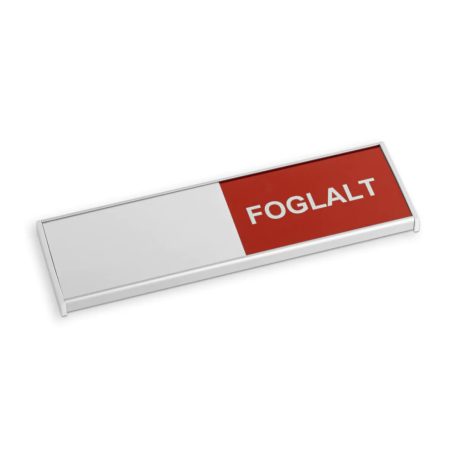 AluSign szabad-foglalt tábla
