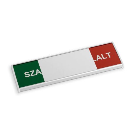 AluSign szabad-foglalt tábla