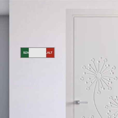 AluSign szabad-foglalt tábla