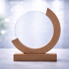 Gravírozható üvegdíj - Angela 19,5cm, vtg: 1cm