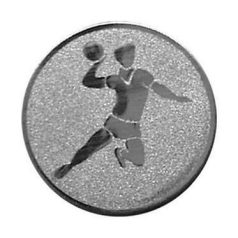 Érembetét KÉZILABDA 25mm ezüst     007 