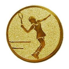 Érembetét 32 Tenisz nő arany 25 mm