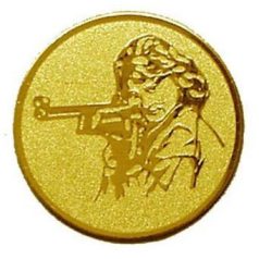 Érembetét 156 Lövészet arany 25 mm