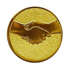 Érembetét KÉZFOGÁS 50mm arany  005 