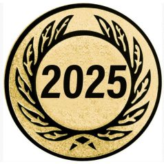   Érembetét 108 arany színű átm.:50mm ˝2025 ˝ - Évszám