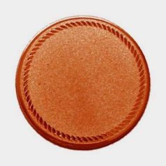Éremb. ÜRES2 50mm bronz új 131 
