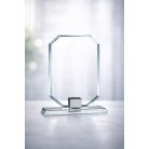 Gravírozható üvegdísz - BELLA3 22 cm  díszdobozzal