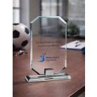 Gravírozható üvegdísz - BELLA2 19 cm  díszdobozzal 