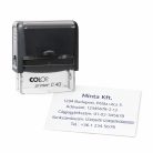 Céges névbélyegző 6 soros Colop C40 - lenyomat: 59 x 23 mm                                                                                    